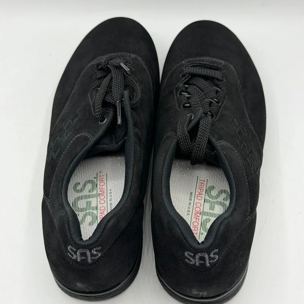 SAS Free Time 0136-095 Womens Size 7.5 Charcoal Nubuck Walking Tripad Shoes READ